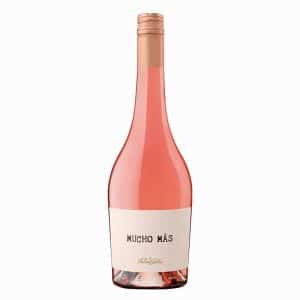 Vino Mucho Mas Rose, Elaborado con uvas de las variedades Garnacha y Tempranillo.