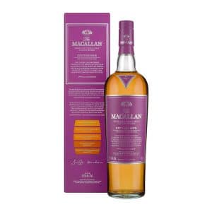 Whisky Macallan Edition No. 5 con su estuche y botella.